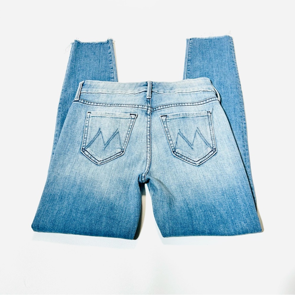 MOTHER Light Blue Ankle & Cropped Jeans